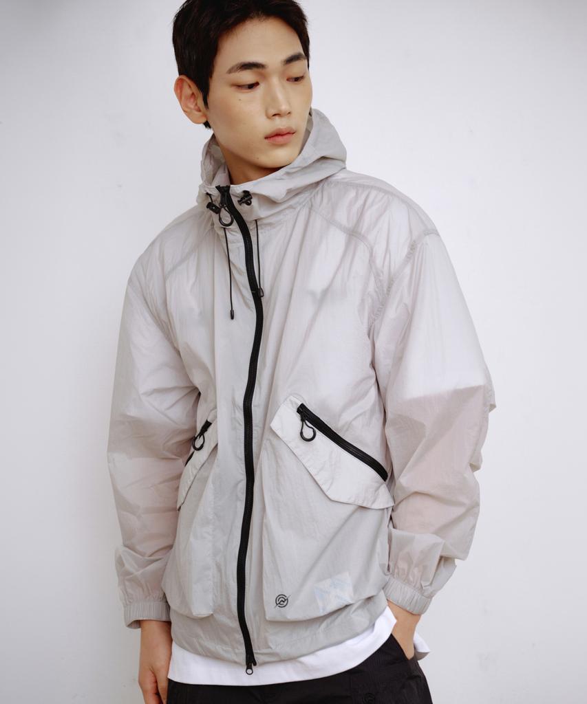 Kalapatthar X-Ray Ultra Light Windbreaker - Light Gray