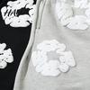 Men Daily Short Pants Summer Shorts Flower Print Drawstring Elastic Waist Loose Pockets Street Style Pleated Vacation Beach Sport Casual Homewear
