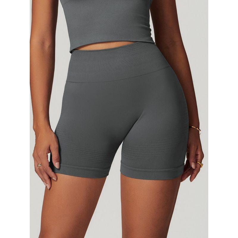Fashion Seamless Tight High Waist Yoga Shorts Peach Hip Raise Women's Fitness Shorts Outdoor Running Shorts Sexy