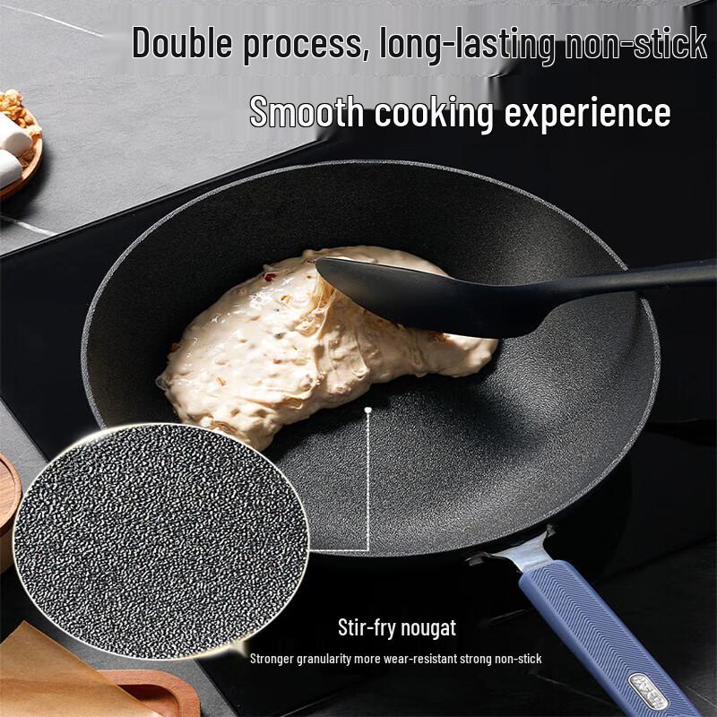 Cooker King Deep Blue Non-Stick Stir-fry Wok