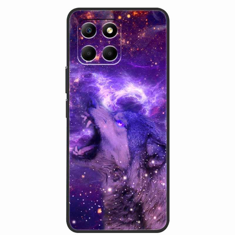 Für Honor 70 Lite Hülle Weiches TPU Silikon Bemalte Katze Schwarze Rückabdeckungen Für Huawei Honor70 Lite RBN-NX1 Hüllen Honor 70Lite 5G Tasche