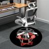 1 Stück Puzzle-Maske Büro Runder Teppich, Unter Bürostühlen Schlafzimmer Wohnzimmer Heimdekoration, Raumdeko, In Verschiedenen Größen Erhältlich
