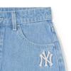 New MLB SS24 New York Yankees Denim Short Skirts Women's Light Blue 3FDSB0343-50BLL