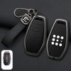 Metal Leather Car Key Case Cover Holder For Dongfeng fengguang Seres Evolute i-Space i-Pro Landian E5 CarProtection Shell