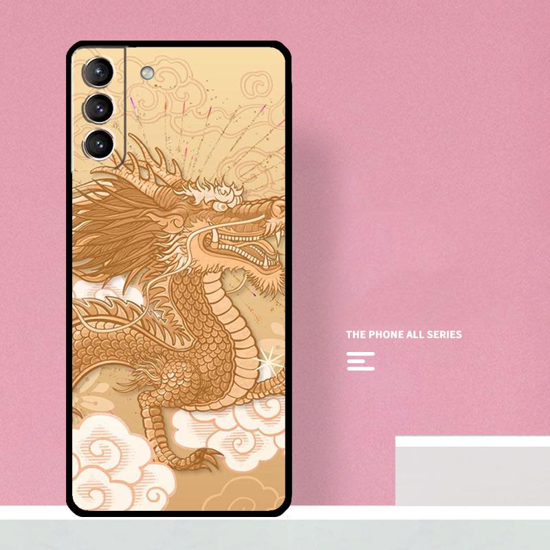 Chinese Dragon Phone Case For Samsung Galaxy S25 S26 Ultra S20 S21 S22 S23 S24 Plus S10 S25 FE Cover Coque