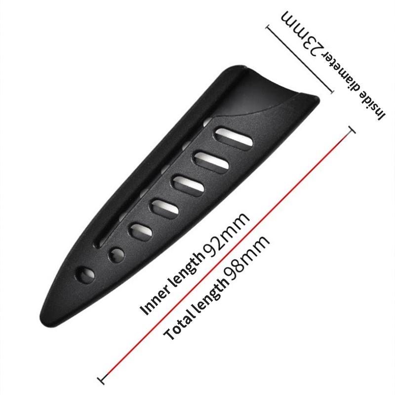 

Чорний пластиковий захисний чохол для леза кухонного ножа для чохла для ножа 3,5-10 дюймів 3.5in