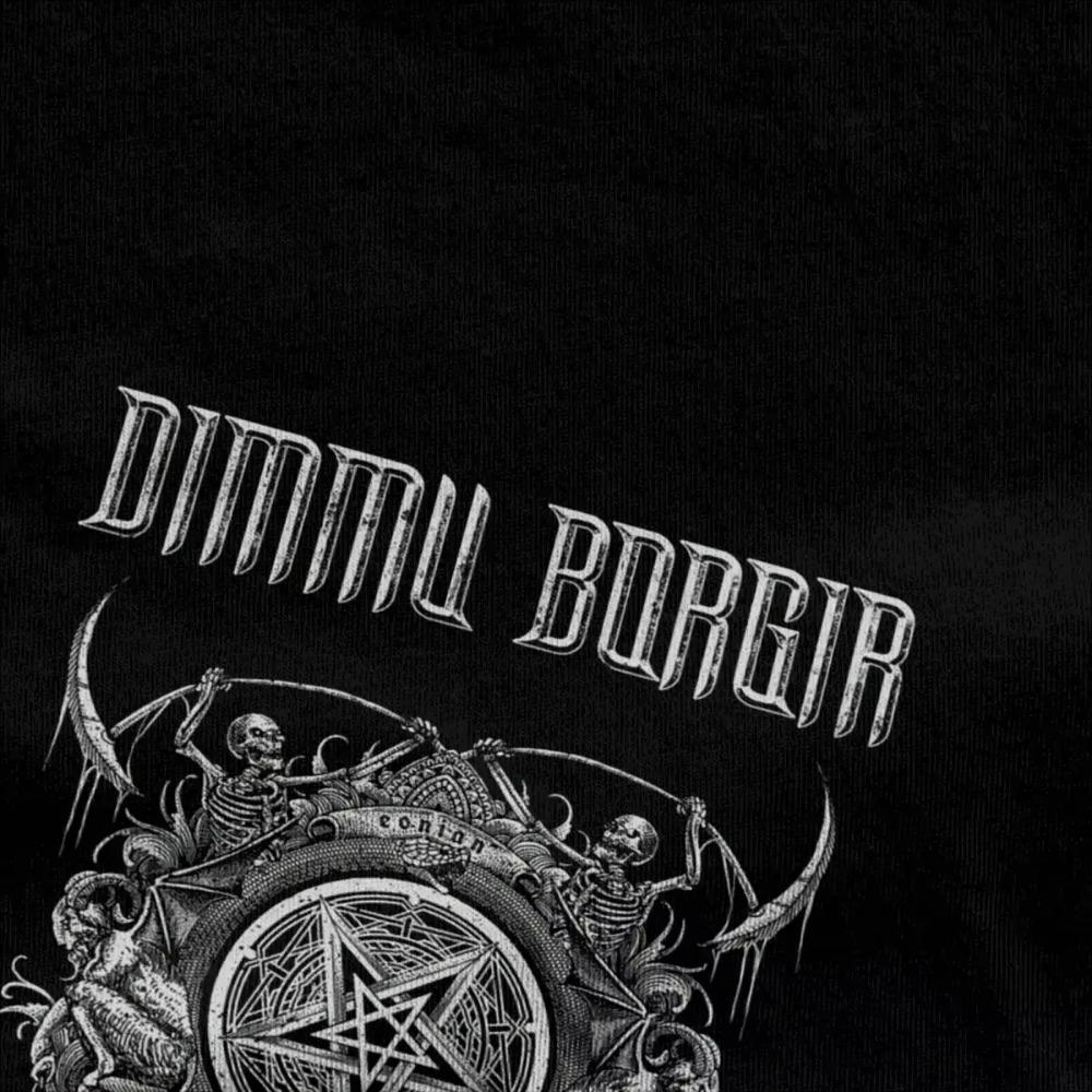 Black Metal Band Borgir Eonian Song Dimmu T Shirt Merchandise Men Women's Cotton Leisure Crewneck Tee Shirt Tops Unique