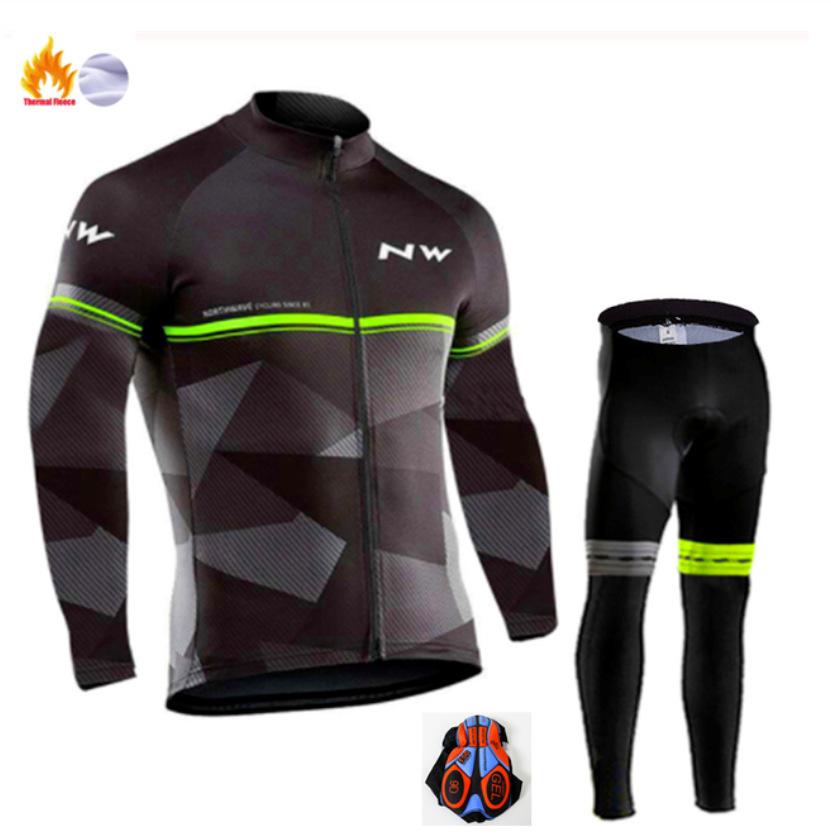 2026 Winter Fleece Warm Cycling Suit, Cycling Suit Fleece Warm Winter Thickened Long-sleeved Trousers Cycling Suit