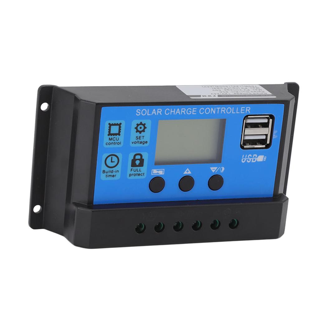 12V 24V Solar Charge Controller Dual USB Port Solar Panel Charger Controller for Industry