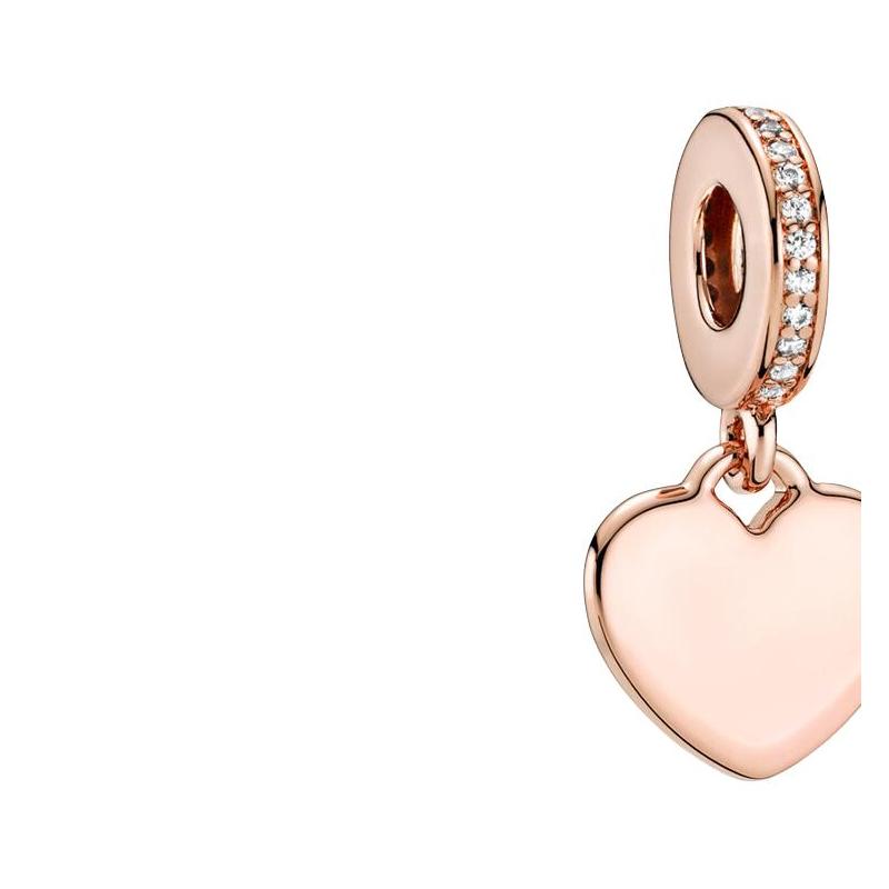 Pandora Original design copper-silver alloy pendant for men and women, couple model, gold 788761C01-5