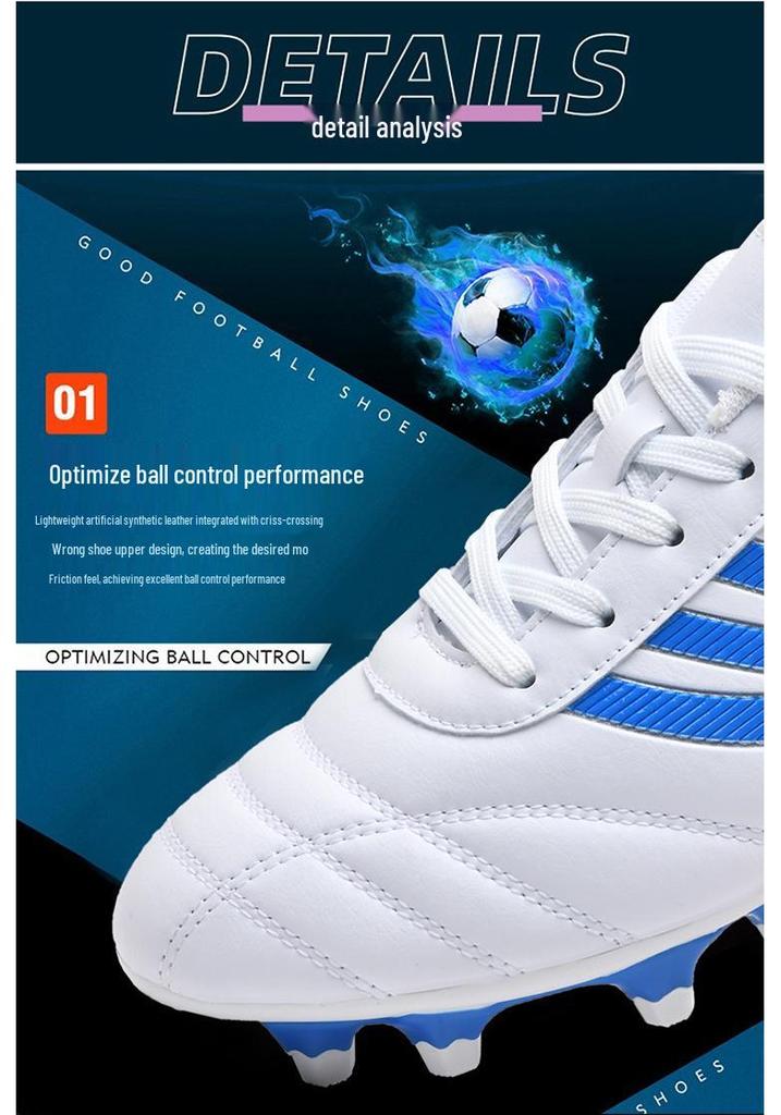 Chuteiras de Futebol TF com Tachas Profissionais para Meninas - Crianças e Adolescentes - Sapatos de Treino Indoor
