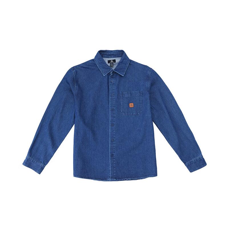 Converse Unisex Casual Long-Sleeve Shirt L