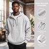 Men's Half Zip Hoodie Knit Color Casual Sweatshirt