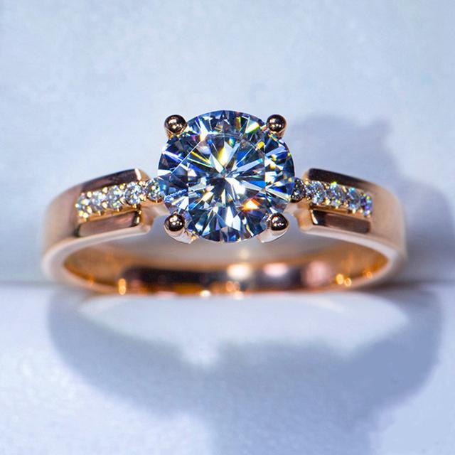 

Новый новый дизайн, обручальные кольца, женское кольцо с фианитом AAA, простое и классическое предложение, ювелирные изделия вечности для помолвки 10