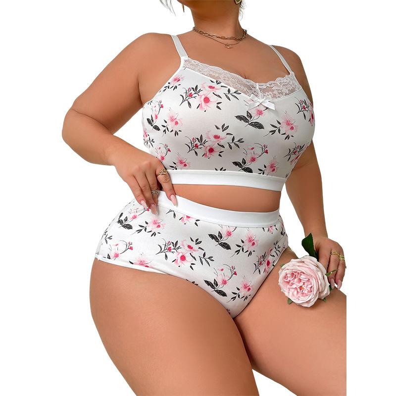 

Комплект нижнего белья большого размера, тонкий пуш-ап, регулируемый, предотвращающий провисание бюстгальтер, нижнее белье для большой груди 2XL