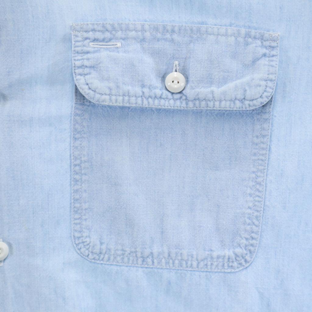 MADISON BLUE made in Japan Long sleeve Cotton shirt 1 blue Men's Used