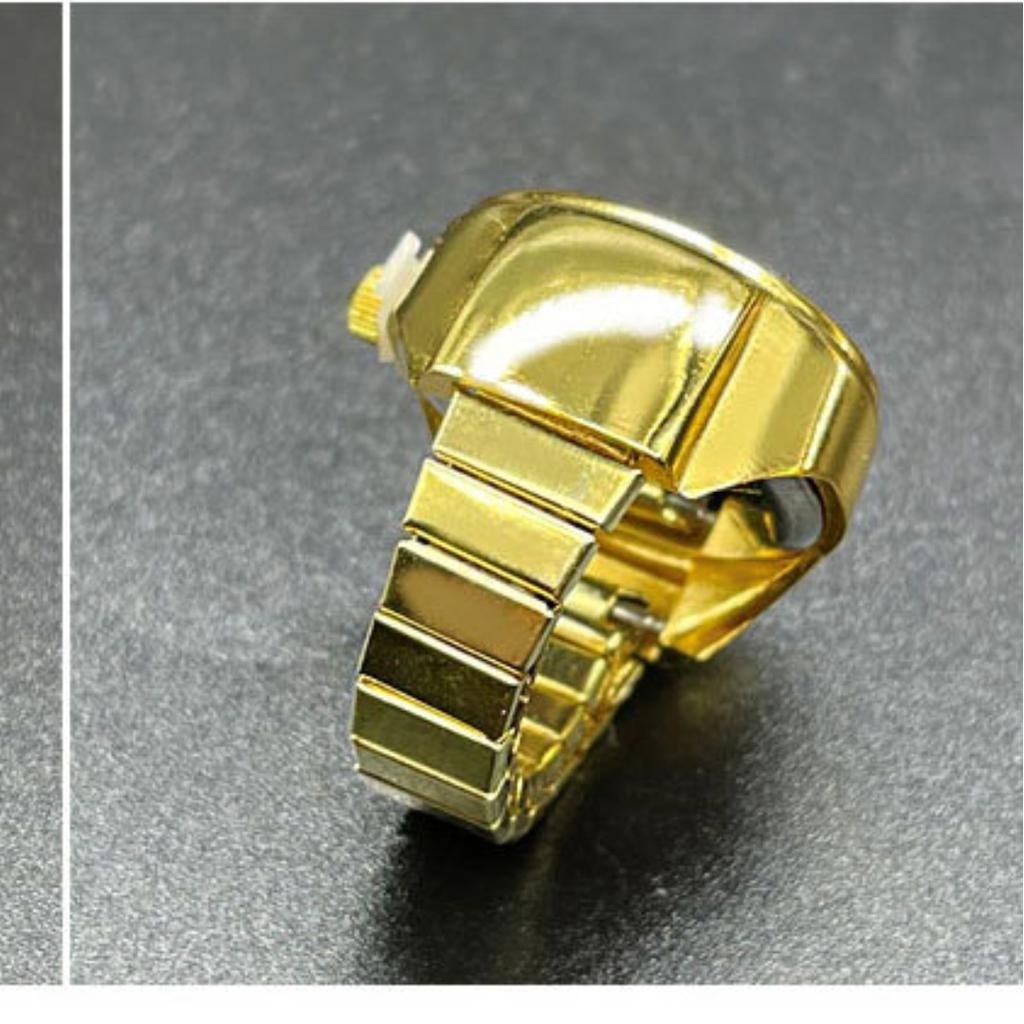 Anillos romanos de moda, reloj vintage, anillo de dedo, novedad, reloj de esfera redonda, anillos, joyería, regalo para mujeres y hombres, anillo de pareja