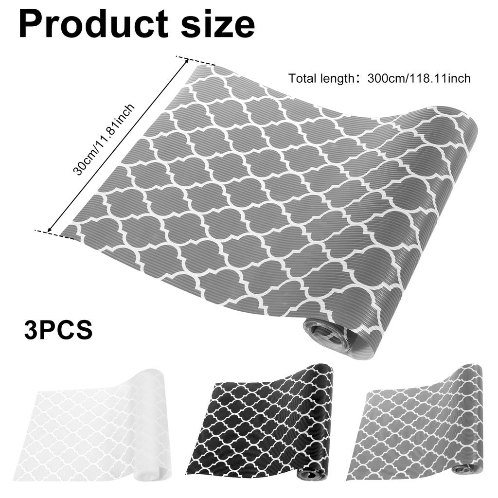 EVA Cabinet Mat Drawer Refrigerator Shelf Liner Waterproof Mat Environmentally Cupboard Cover Placemats Table Pad Non-Adhesive