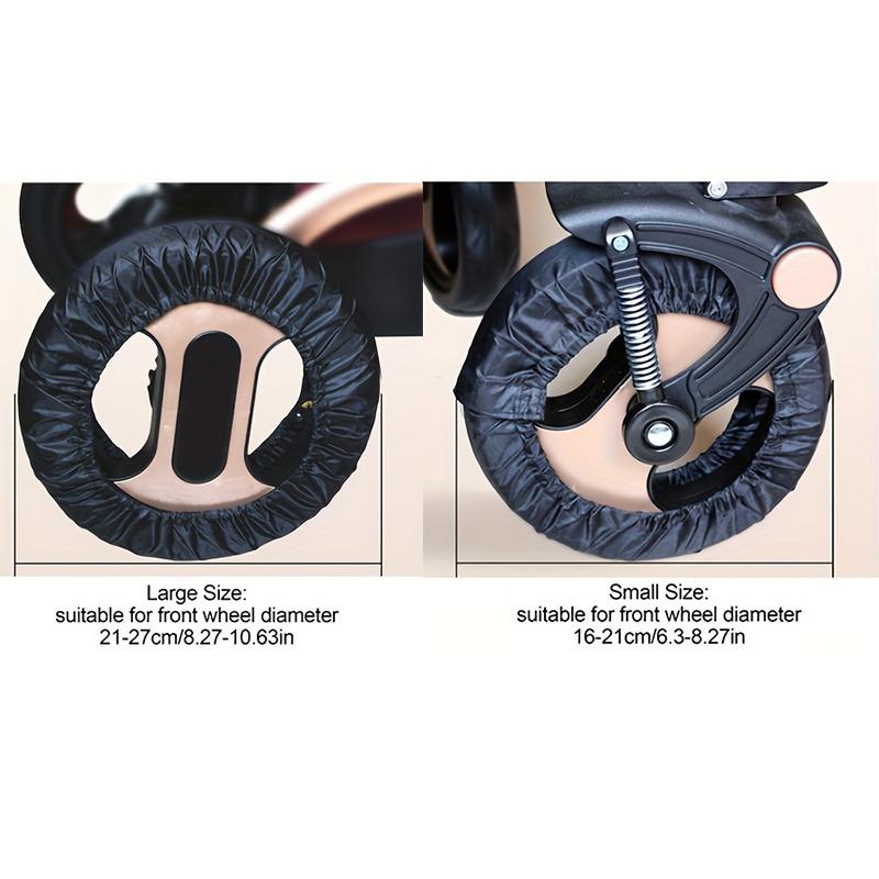 4pcs Baby Stroller Wheel Cover Dustproof Kid Baby Wheelchair Protector Pushchair Wheel Cover Stroller Accessory