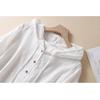 YYFS Moda Donna Casual Estate Primavera Tinta Unita Stampa Maniche 1/2 Felpe con Cappuccio & Camicie