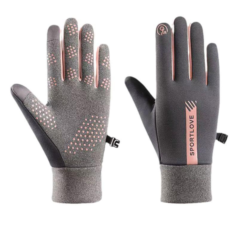 Unisex Plus Velvet Warm Gloves for Autumn/Winter: Non-slip, Touchscreen-Compatible for Cycling, Driving, or Skiing