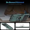 For ZTE Blade A36 Case PC+TPU Drop Defend Phone Cover with Ring Kickstand