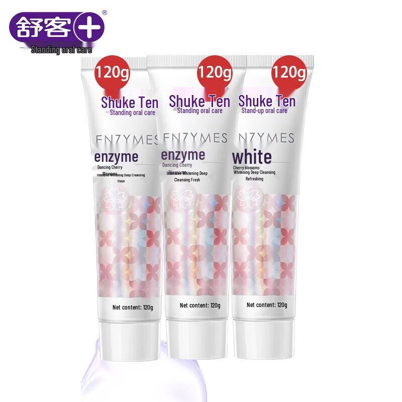 Shuke Dancing Cherry Blossom Whitening Toothpaste 3-Pack