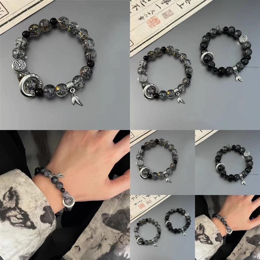 Chic Alloy Beaded Bracelet Ethnic Style Handmade Geometry Design For Couples