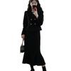Plus Size Womens Corduroy Suit Set - Elegant Two-Piece Outfit Winter Stylish Office Chic With Beaded Detail