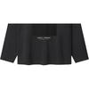 Fear of God Essentials NBA x Barkley Hendricks Long Sleeve V-Neck Tee Faded Black Unisex Tops 125BH264701F