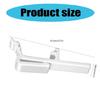 12/24Pcs Dust Cover Valance Clip Window Vertical Blind Retainer Clip Curtain Rails Mounting Clamp for Home and Office