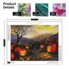 Full Round 5D DIY Diamond Painting Pumpkin Full Round Embroidery Halloween Picture Of Rhinestone Mosaic Handmade Gift 30x40cm/12x16inch