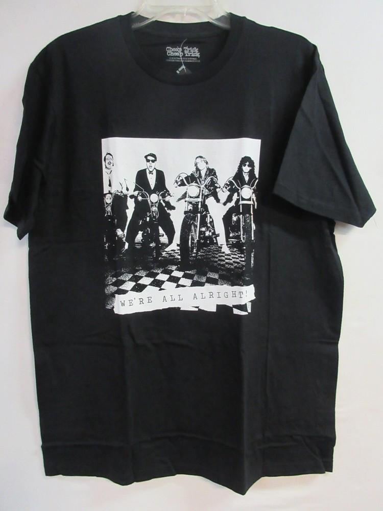 

CHEAP TRICK OFFICIAL MERCH WE RE ALRIGHT 2018 BAND CONCERT MUSIC LARGE Unisex T-Shirt XL