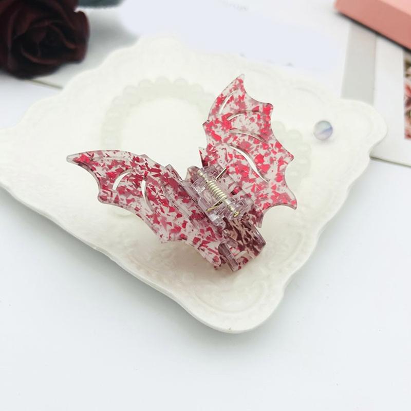 Delicate Bat Wing Shape Hair Claw for Woman Girls Hair Clip for Long Hair Nonslip Hair Clip Delicate Travel Hair Clip