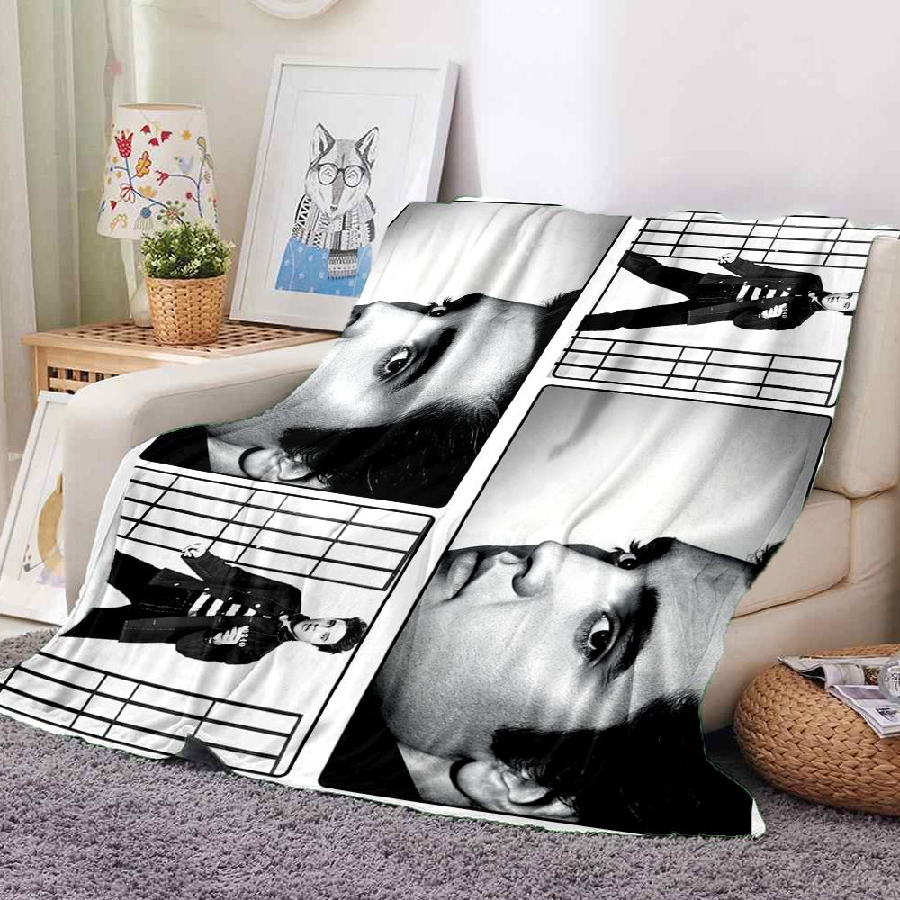 Jailhouse Flannel Blanket Throw Blanket Soft Warm Sofa Bed Camping home Decor Unique Christmas Gift C92627