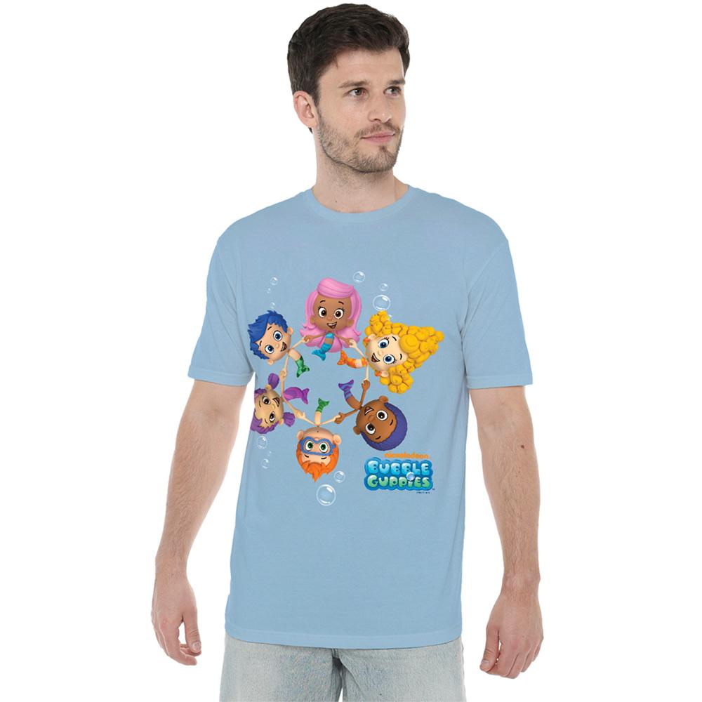 Bubble Guppies Unisex Adult Characters T-Shirt