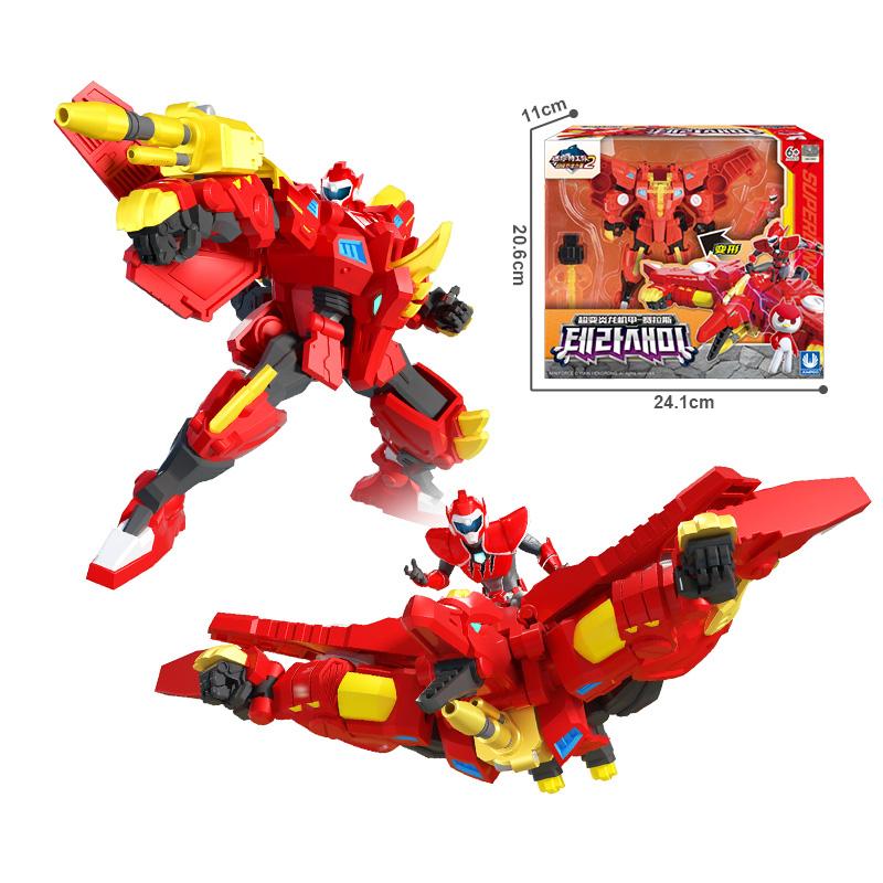 Mini Force 2 Super Dino Power Transformační robotické hračky Akční figurky MiniForce X Simulace zvířat Deformace Dinosauří hračka