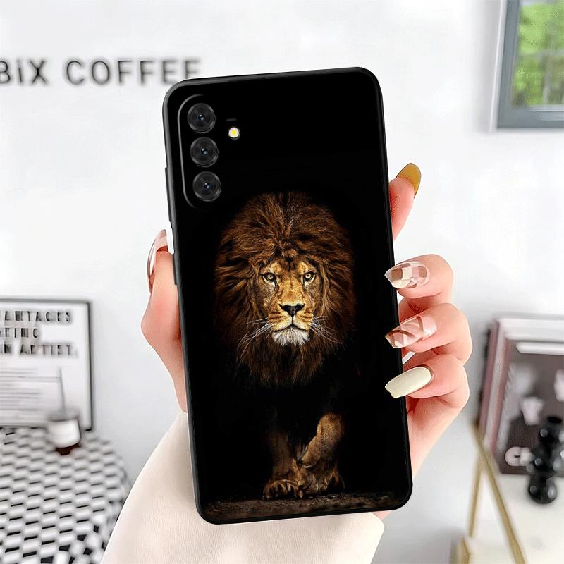 

Lion Male Man King Soft Phone Case for Samsung A17 A37 A57 A16 A26 A36 A56 A15 A25 A35 A55 A14 A24 A34 A54 A13 A23 A33 A53 A52 A Samsung A52