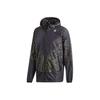 Originals Trefoil Logo Patchwork Casual Hooded Sports Jacket Men Jackets Black DW5170