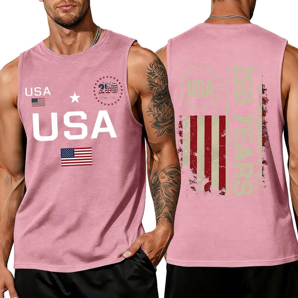 Herren Hemden 4. Juli USA Muskel Tanktops Patriotische Tanktops
