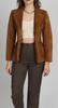 Women's New Stylish Formal Design Blazer Handmade Genuine Lambskin Suede Leather
