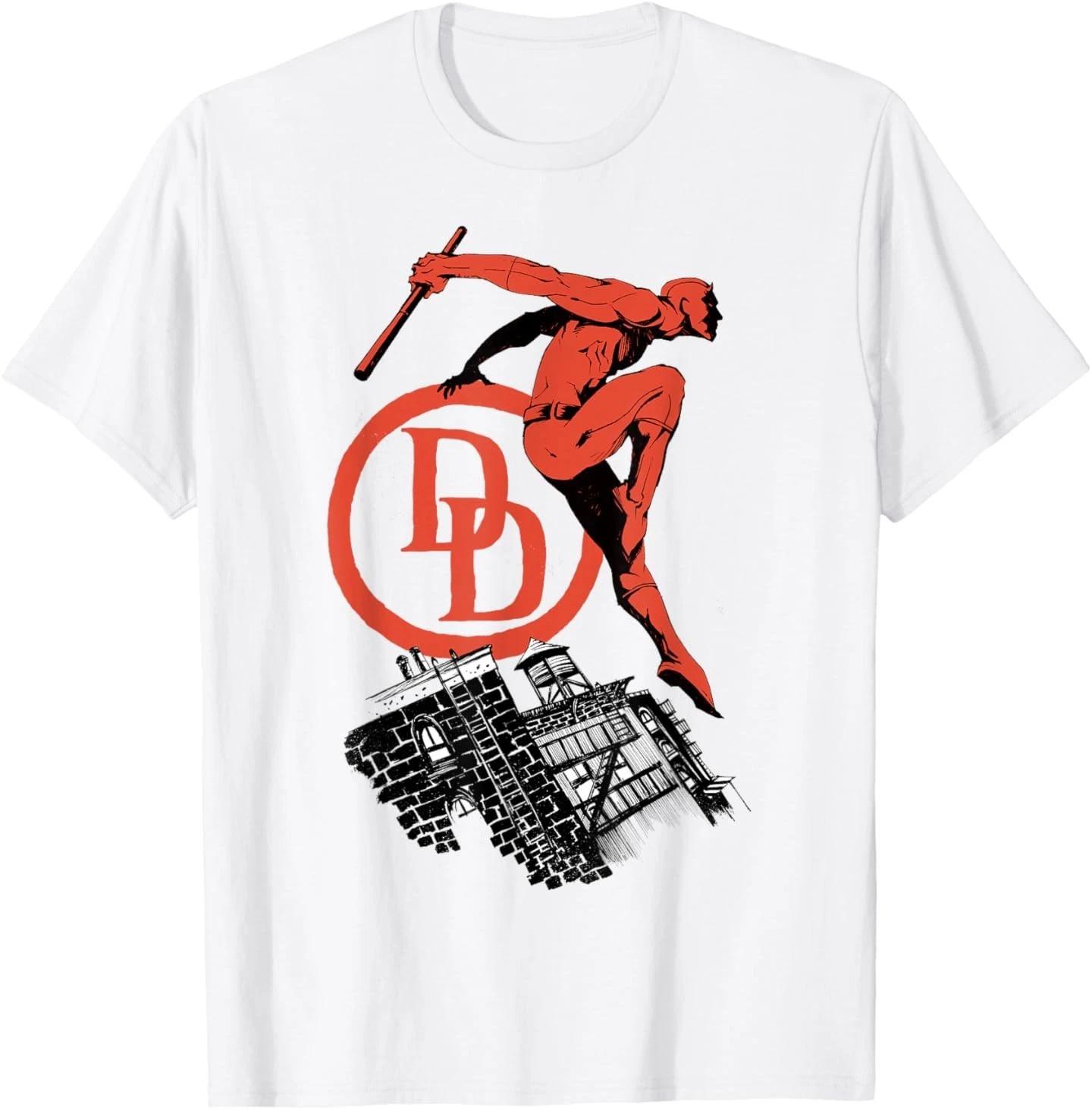 Comics Daredevil Matt Murdock City Action Retro T-Shirt 2XL