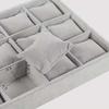 Luxury Velvet Jewelry Display and Storage Stand for Watches and Bracelets