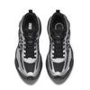 Anta Fishbone Abrasion Resistant Lightweight Breathable Casual Shoes Men's Black Silver 912628899-4