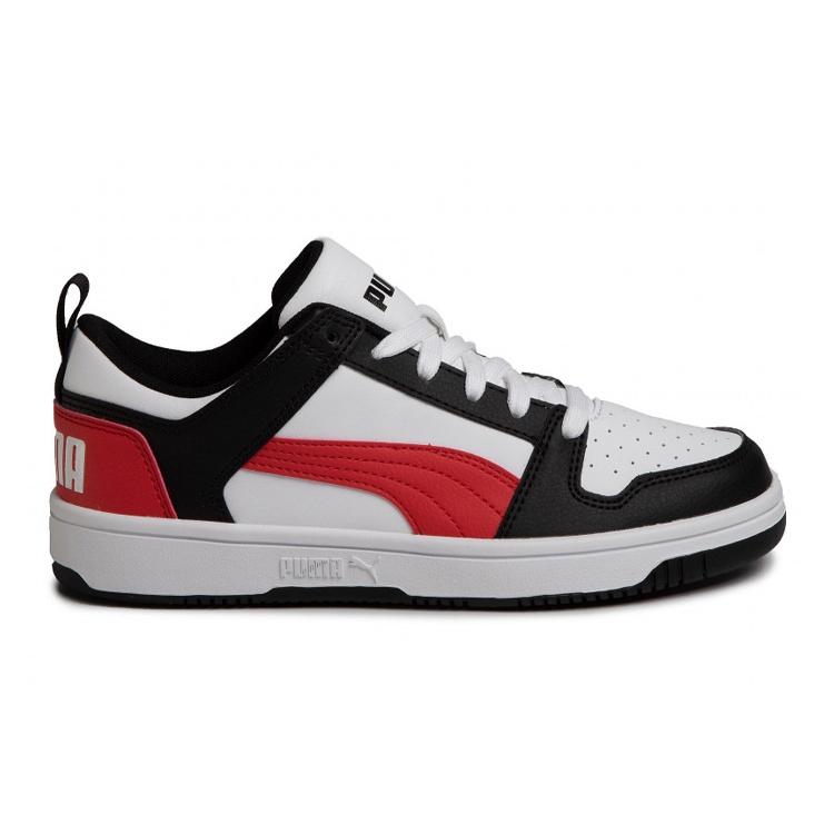 (GS) PUMA Rebound Layup Low SL Jr Sneakers Red/Black Kids' 370490-07