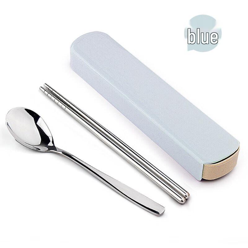 Portable Stainless Steel Chopsticks & Spoon Set