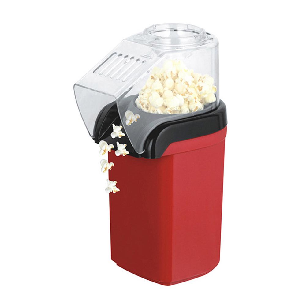 Small Popcorn Machine Household Healthy Hot Air Popcorn Popper Maker with Measuring Cup Easy To