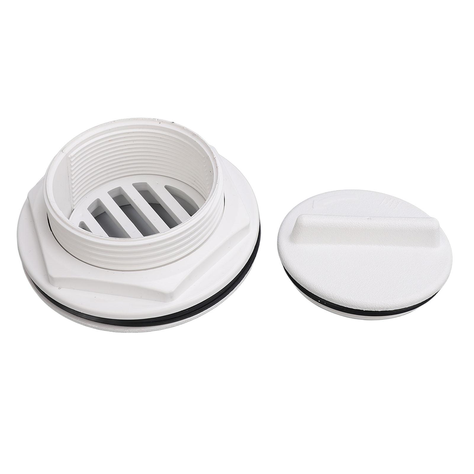 

Boat Deck Drain Triple Sl Design ABS sy to Cln Prevent Blocking Deck Floor Drain Scupper