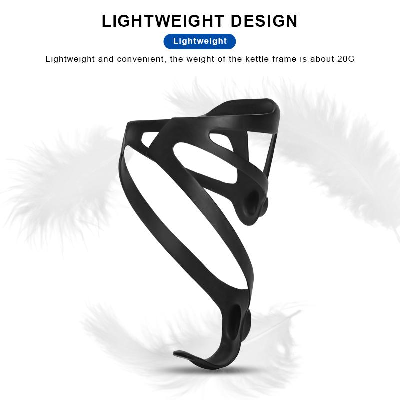 Fahrrad-Flaschenhalter, Vollcarbon, superleicht, für Rennrad, MTB, Mountainbike, Wasserkocherhalter, ultraleicht, matt glänzend