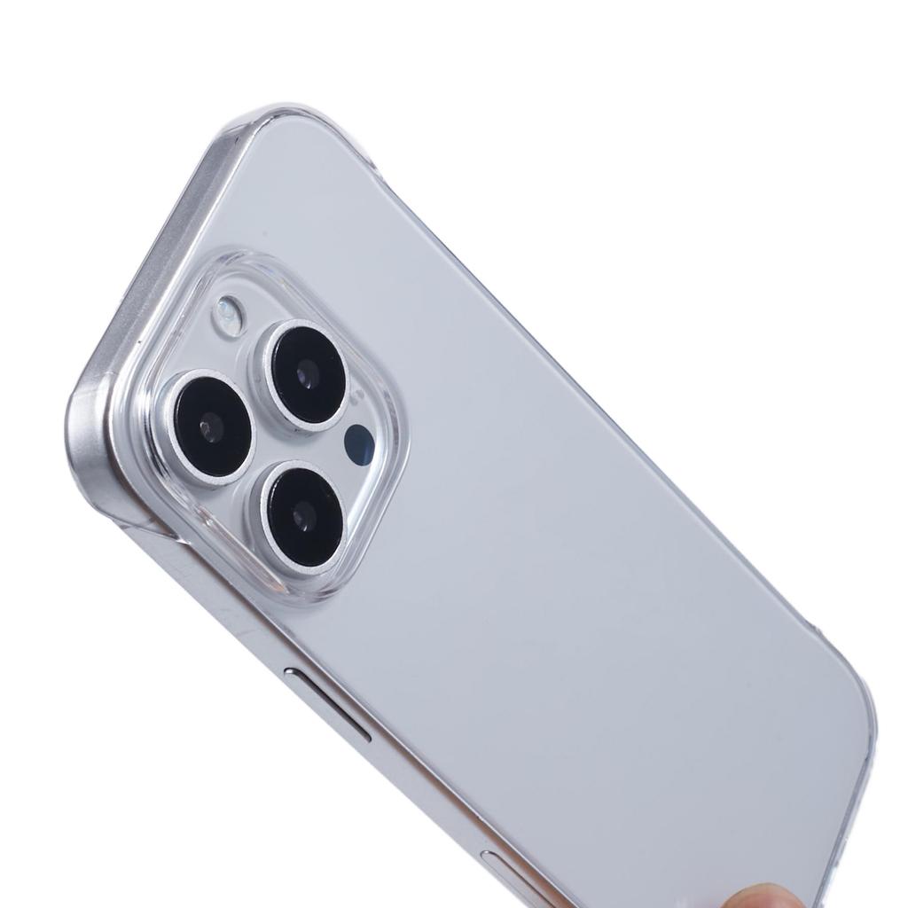 For iPhone 16 Pro Case Transparent PC Borderless Phone Cover